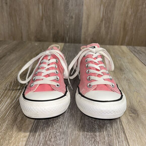 Converse All Star Pink Low Top US Size Women’s 7 / Youth Big Kid 5 Sneaker Shoes - Picture 3 of 11